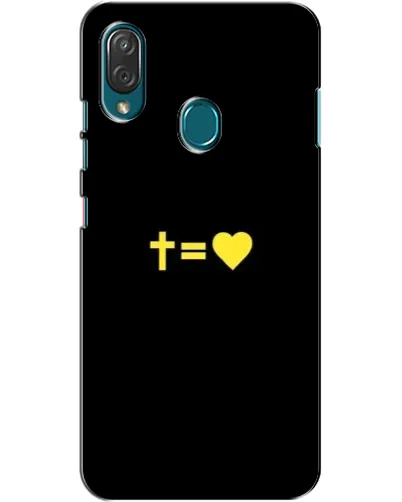 Чехол для ZTE Blade V10 Vita с картинкой «Сердце и Крест»