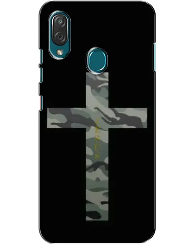 Чехол для ZTE Blade V10 Vita с картинкой «Милитари Крест»