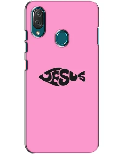 Чехол для ZTE Blade V10 Vita с картинкой «Розовый символ  Jesus»
