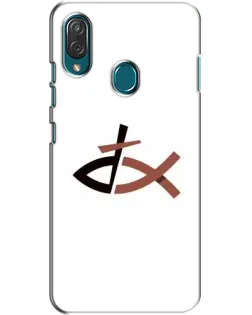 Чехол для ZTE Blade V10 Vita с картинкой «Рыба и крест»