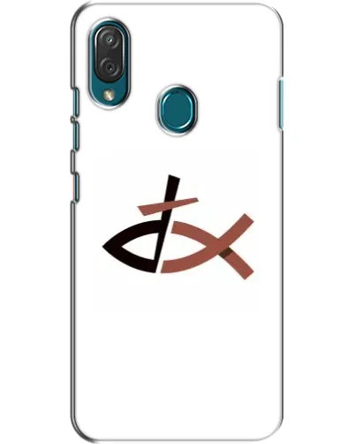 Чехол для ZTE Blade V10 Vita с картинкой «Рыба и крест»