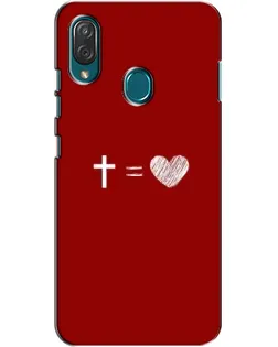 Чехол для ZTE Blade V10 Vita с картинкой «Уравнение любви» Чехол для ZTE Blade V10 Vita с картинкой «Уравнение любви»