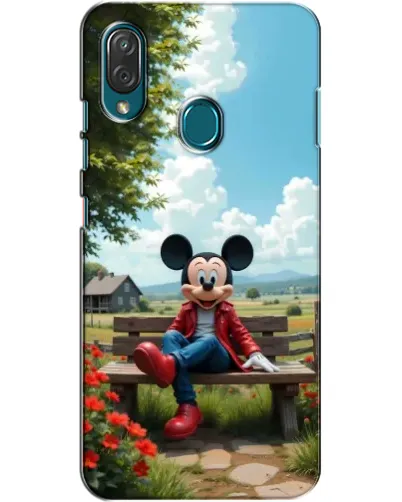 Чохол для ZTE Blade V10 Vita з картинкою «Міккі на лавці»