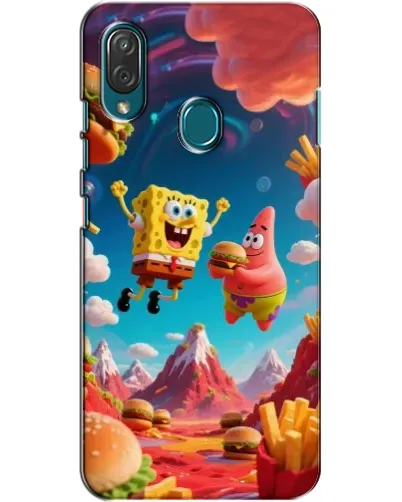 Чехол для ZTE Blade V10 Vita с картинкой «Космический фастфуд»