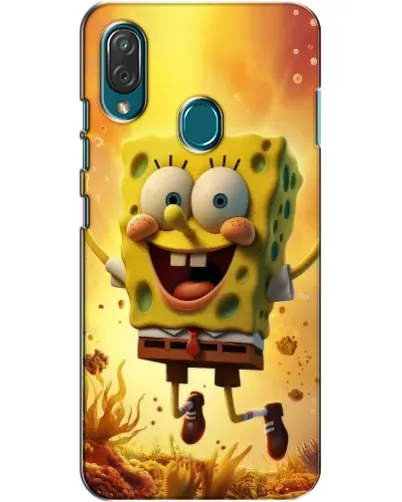 Чехол для ZTE Blade V10 Vita с картинкой «Губка Боб прыгает»