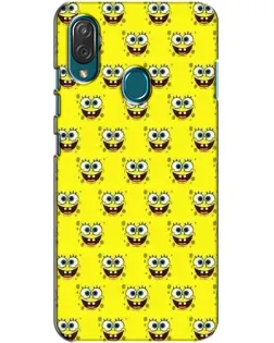 Чехол для ZTE Blade V10 Vita с картинкой «Паттерн Губка Боб»
