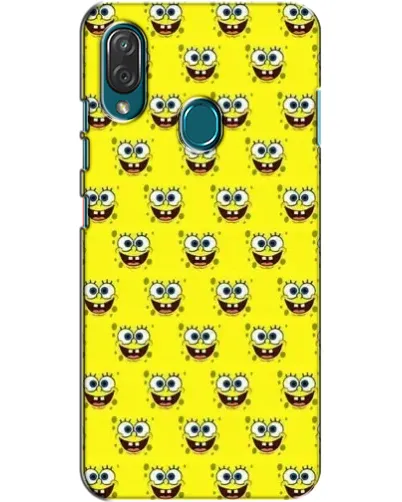 Чехол для ZTE Blade V10 Vita с картинкой «Паттерн Губка Боб»