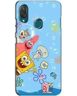 Чехол для ZTE Blade V10 Vita с картинкой «Веселые пузырьки»
