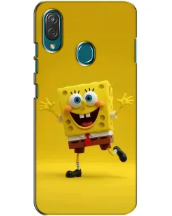 Чехол для ZTE Blade V10 Vita с картинкой «Позитивный Губка Боб»
