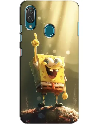 Чехол для ZTE Blade V10 Vita с картинкой «Сияющий Спанч Боб»