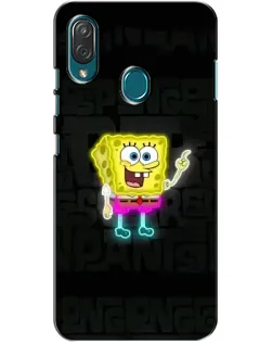 Чехол для ZTE Blade V10 Vita с картинкой «Неоновый Губка Боб»