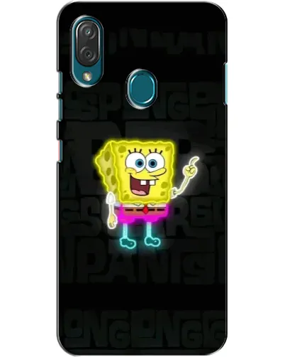 Чехол для ZTE Blade V10 Vita с картинкой «Неоновый Губка Боб»