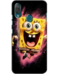 Чехол для ZTE Blade V10 Vita с картинкой «Взрывной Спанч Боб»