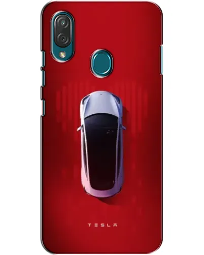 Чехол для ZTE Blade V10 Vita с картинкой «Tesla Top View»