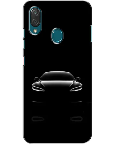 Чехол для ZTE Blade V10 Vita с картинкой «Силуэт Tesla Night»