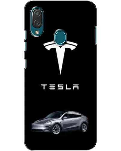 Чехол для ZTE Blade V10 Vita с картинкой «Tesla Model Y»