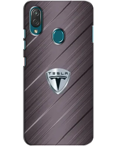 Чехол для ZTE Blade V10 Vita с картинкой «Металлическая текстура Tesla»