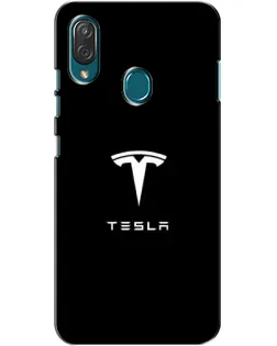 Чехол для ZTE Blade V10 Vita с картинкой «Tesla White Logo»