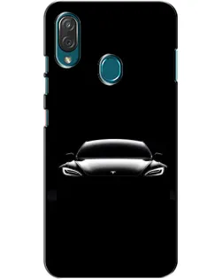 Чехол для ZTE Blade V10 Vita с картинкой «Фары Tesla Night»