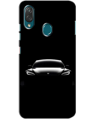 Чехол для ZTE Blade V10 Vita с картинкой «Фары Tesla Night»