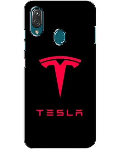 Чехол для ZTE Blade V10 Vita с картинкой «Tesla Red Logo»