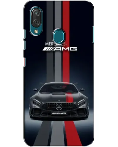 Чехол для ZTE Blade V10 Vita с картинкой «Mercedes — белый карбон»