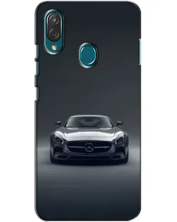 Чехол для ZTE Blade V10 Vita с картинкой «Mercedes на черном»