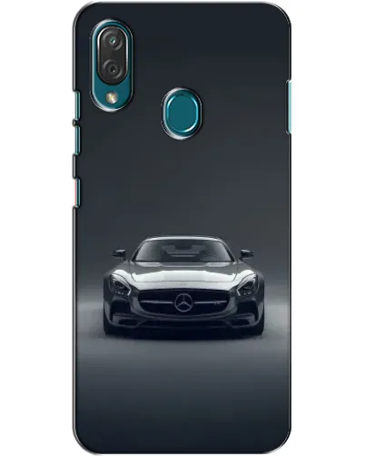 Чехол для ZTE Blade V10 Vita с картинкой «Mercedes на черном»