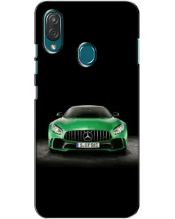 Чехол для ZTE Blade V10 Vita с картинкой «Mercedes — неоновый лого»