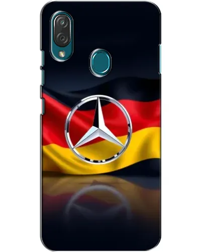 Чехол для ZTE Blade V10 Vita с картинкой «Mercedes — флаг Германии»