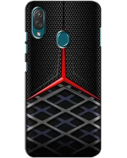 Чехол для ZTE Blade V10 Vita с картинкой «Mercedes Carbon Grid»