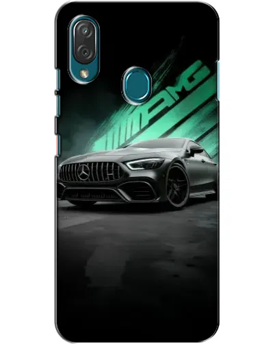 Чехол для ZTE Blade V10 Vita с картинкой «Темный Mercedes AMG»