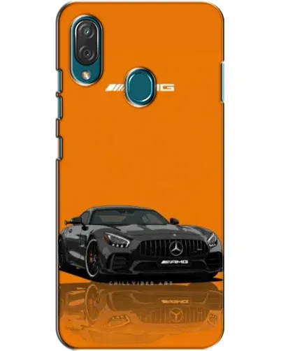 Чехол для ZTE Blade V10 Vita с картинкой «Оранжевый Mercedes AMG»