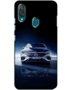 Чехол для ZTE Blade V10 Vita с картинкой «Ночной Mercedes EQ»