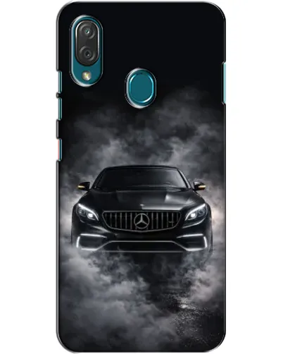Чехол для ZTE Blade V10 Vita с картинкой «Mercedes в дыму»