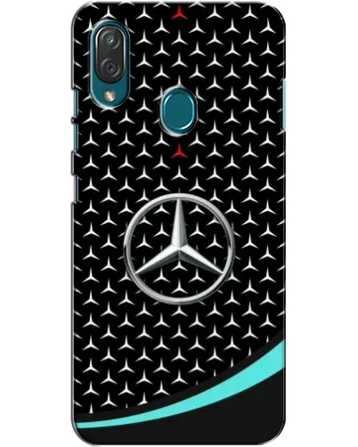 Чехол для ZTE Blade V10 Vita с картинкой «Mercedes — бирюзовый акцент»