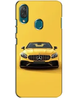 Чехол для ZTE Blade V10 Vita с картинкой «Желтый Mercedes GT»