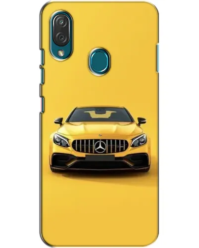 Чехол для ZTE Blade V10 Vita с картинкой «Желтый Mercedes GT»