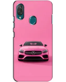 Чехол для ZTE Blade V10 Vita с картинкой «Розовый Mercedes AMG»