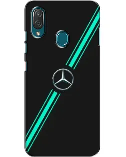 Чехол для ZTE Blade V10 Vita с картинкой «Спортивные линии Mercedes»