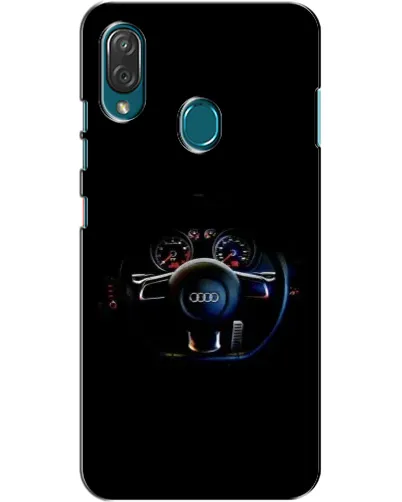 Чехол для ZTE Blade V10 Vita с картинкой «Салон Audi — руль»