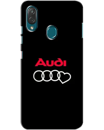 Чехол для ZTE Blade V10 Vita с картинкой «Логотип Audi Heart»