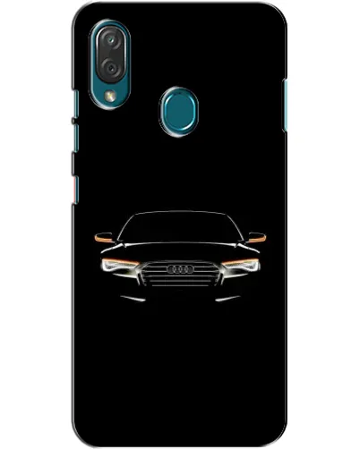 Чехол для ZTE Blade V10 Vita с картинкой «Audi — ночной контур»