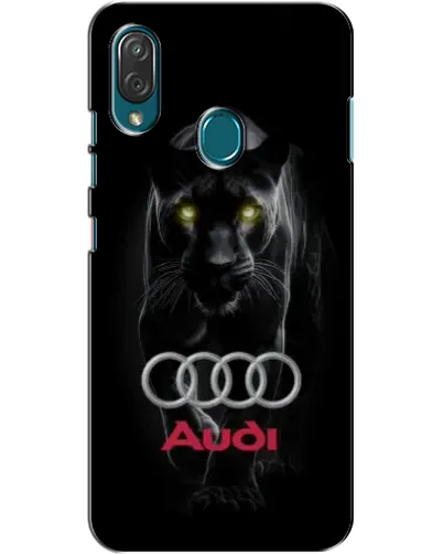 Чехол для ZTE Blade V10 Vita с картинкой «Пантера и Audi»