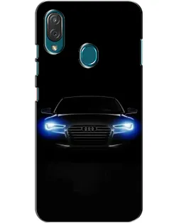 Чехол для ZTE Blade V10 Vita с картинкой «Audi в неоне»