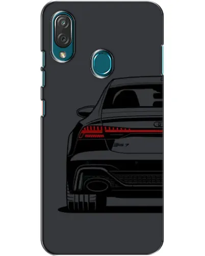 Чехол для ZTE Blade V10 Vita с картинкой «Задняя часть Audi — арт»