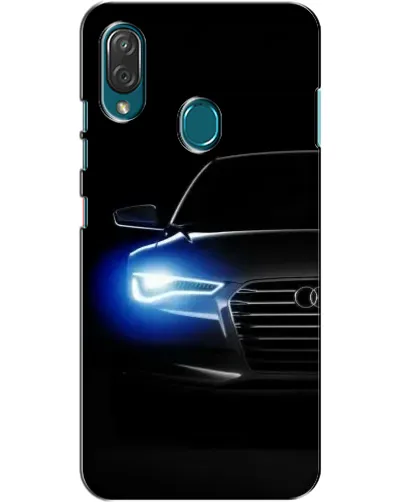 Чехол для ZTE Blade V10 Vita с картинкой «Неоновый взгляд Audi»