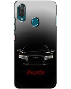 Чехол для ZTE Blade V10 Vita с картинкой «Audi — градиентный контур»
