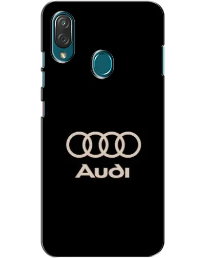 Чехол для ZTE Blade V10 Vita с картинкой «Audi — золотой логотип»