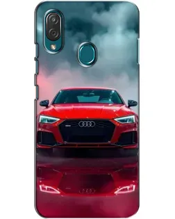 Чехол для ZTE Blade V10 Vita с картинкой «Audi RS — красный стиль»
